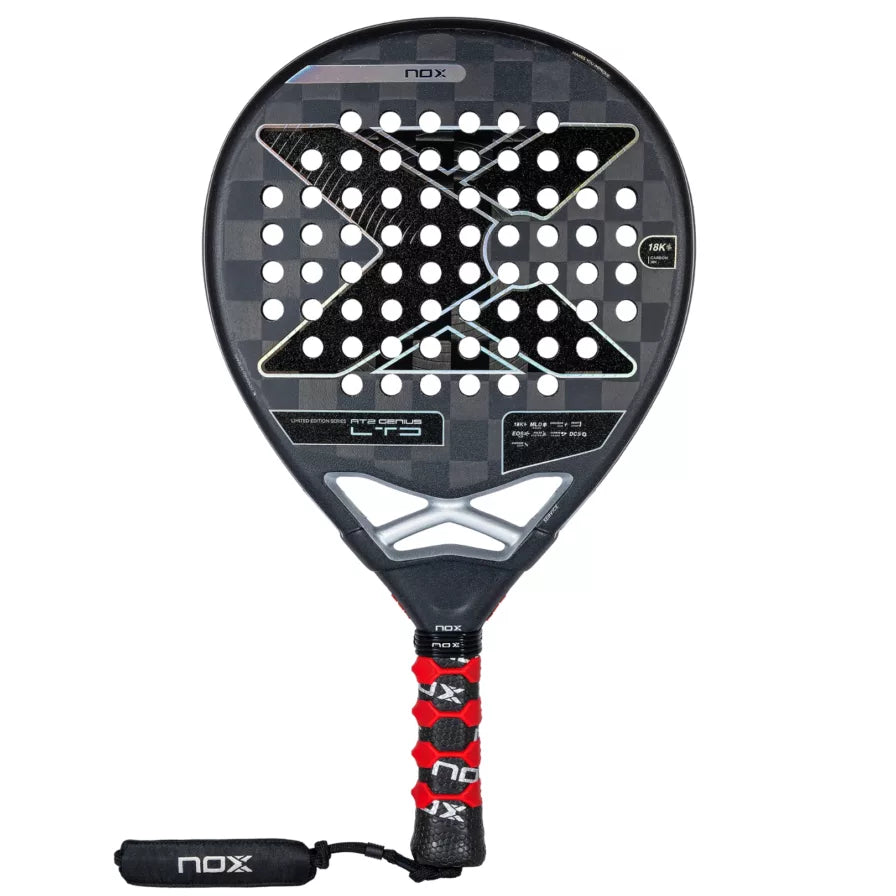 NOX AT2 Genius LTD 2024 Limited Edition 18K Carbon Fibre Padel Racket - Black