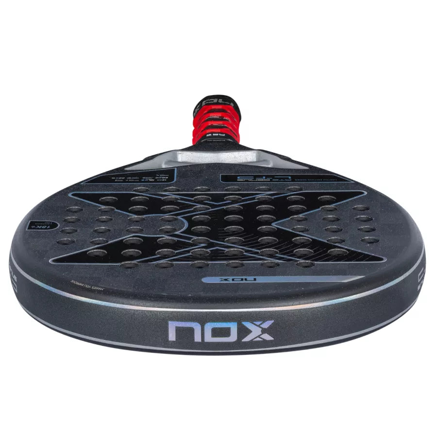 NOX AT2 Genius LTD 2024 Limited Edition 18K Carbon Fibre Padel Racket - Black